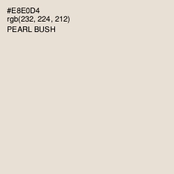 #E8E0D4 - Pearl Bush Color Image